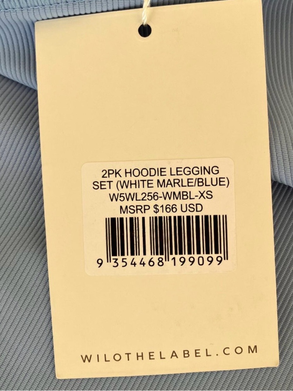 Willow Sky Blue Active Leggings - Picture 4 of 7